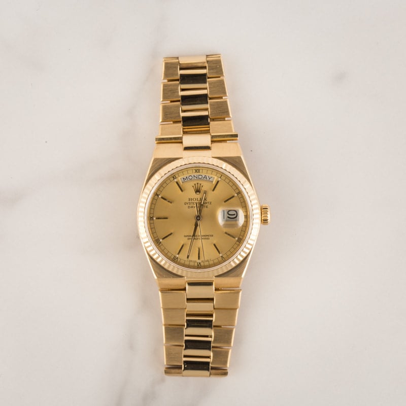 Rolex oysterquartz day clearance date 19018