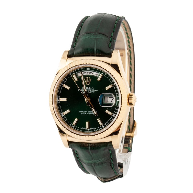 Rolex Day-Date 118138 Green Dial