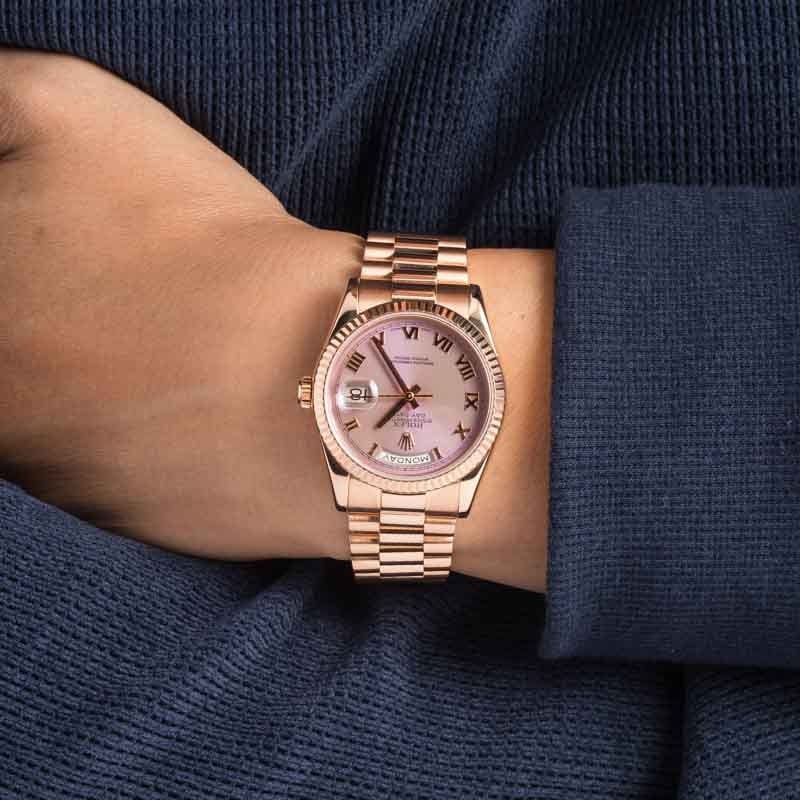Rolex Day-Date 36 Ref 118235 18k Everose Gold