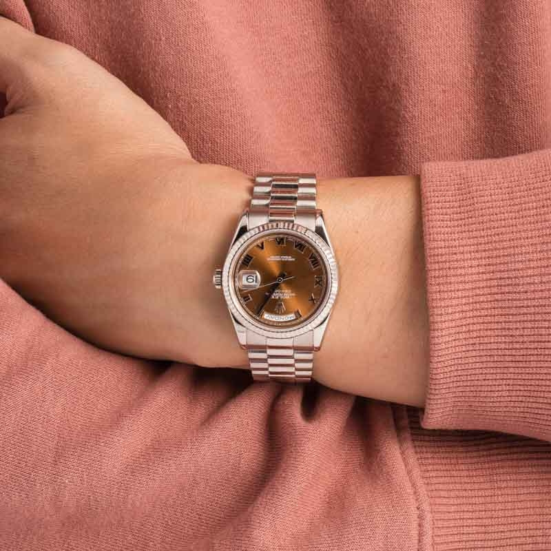 Rolex Day Date 118239 Havana Brown Dial