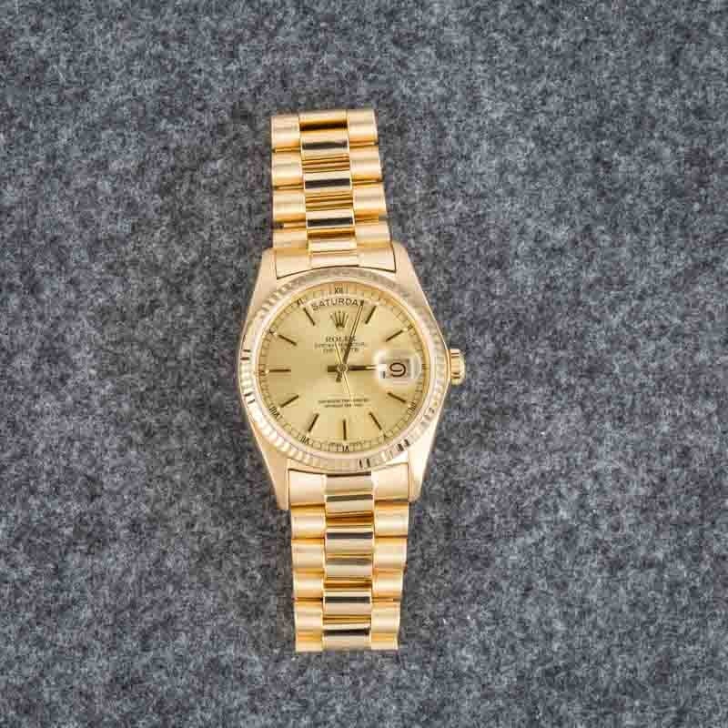 Used Rolex President 18038 Champagne Dial