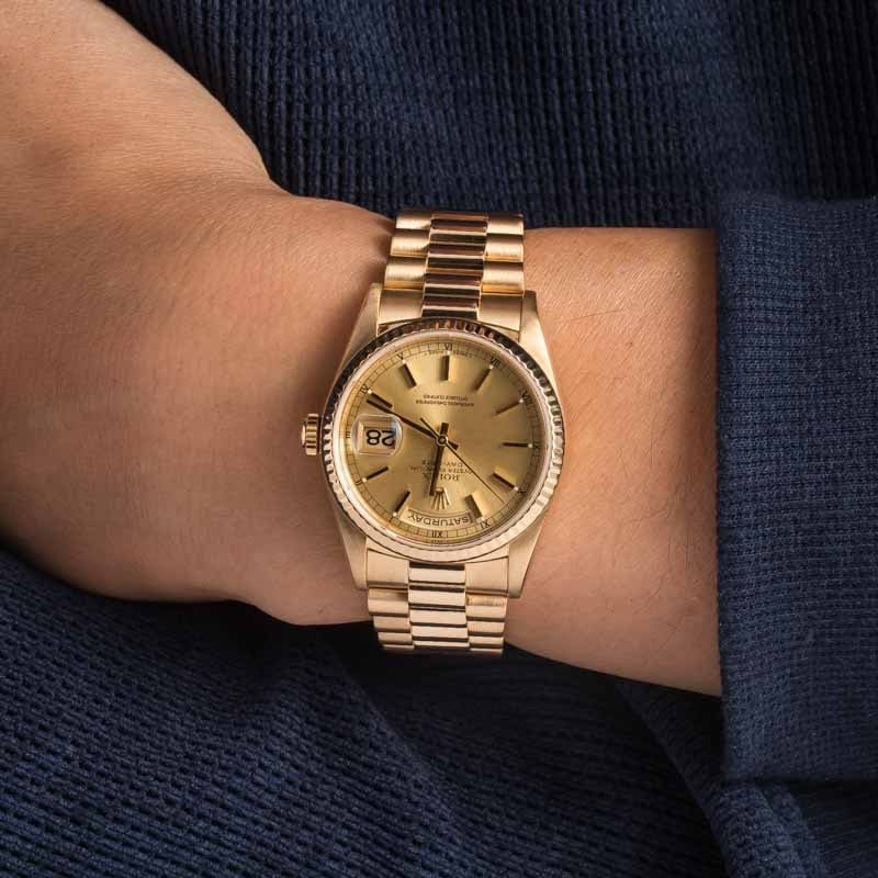 182191 Rolex Day-Date Ref 18238 Champagne Dial