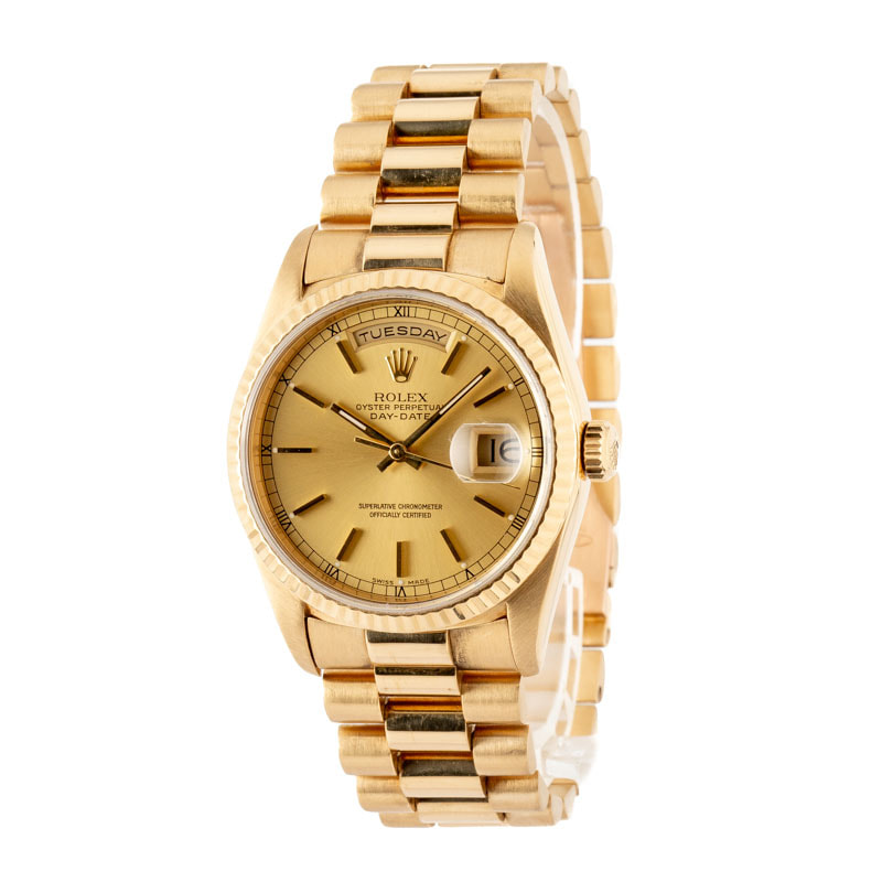 Rolex Day-Date 36 ref 18238 18k Yellow Gold