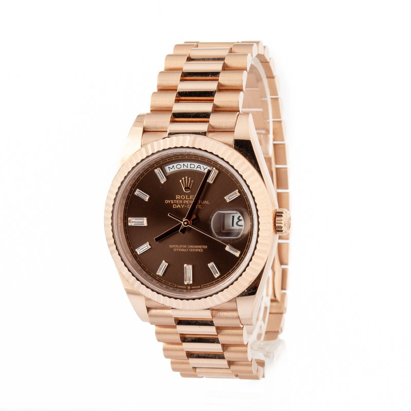 Rolex Day-Date 40 Ref 228235 Diamond Dial