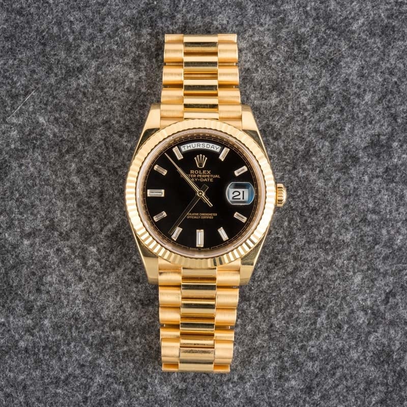 Buy Used Rolex Day Date 40 228238 Bob s Watches Sku 170697 C