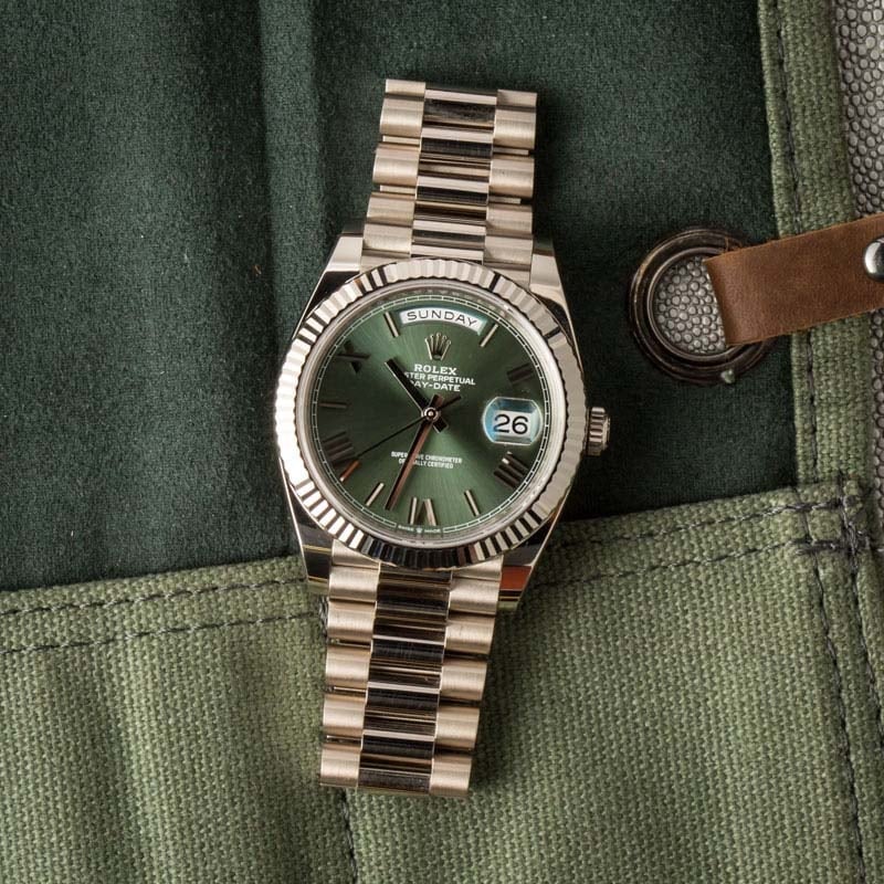 Rolex Day-Date 40 228239 Olive Green Dial