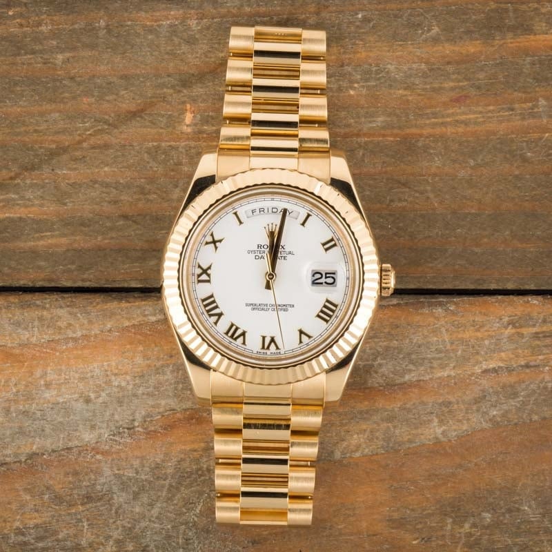 Rolex Day-Date II President 218238 Yellow Gold