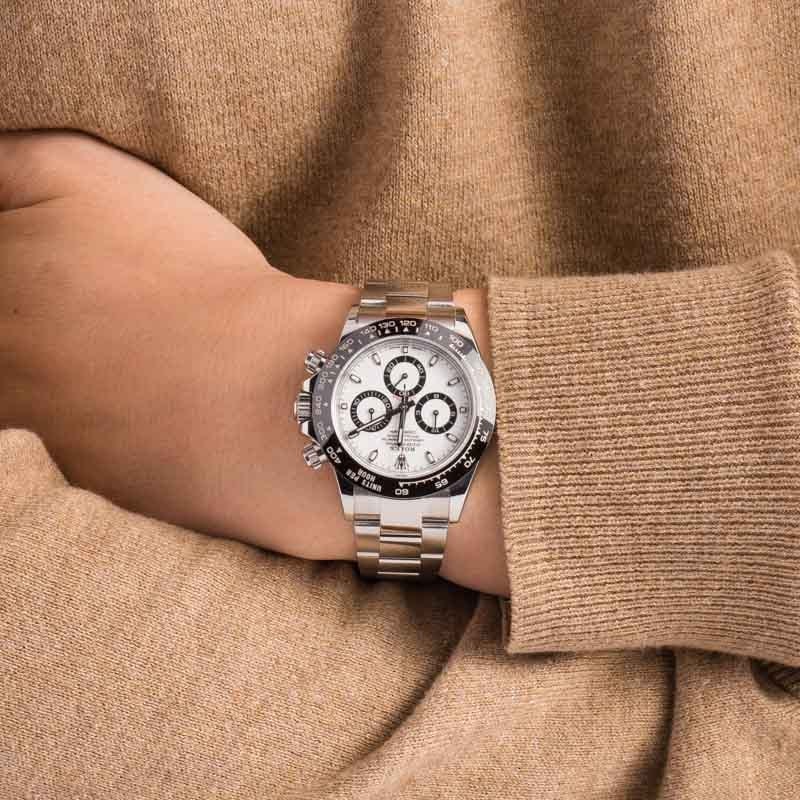 Pre-Owned Rolex Daytona 116500 Stainless Steel White Dial