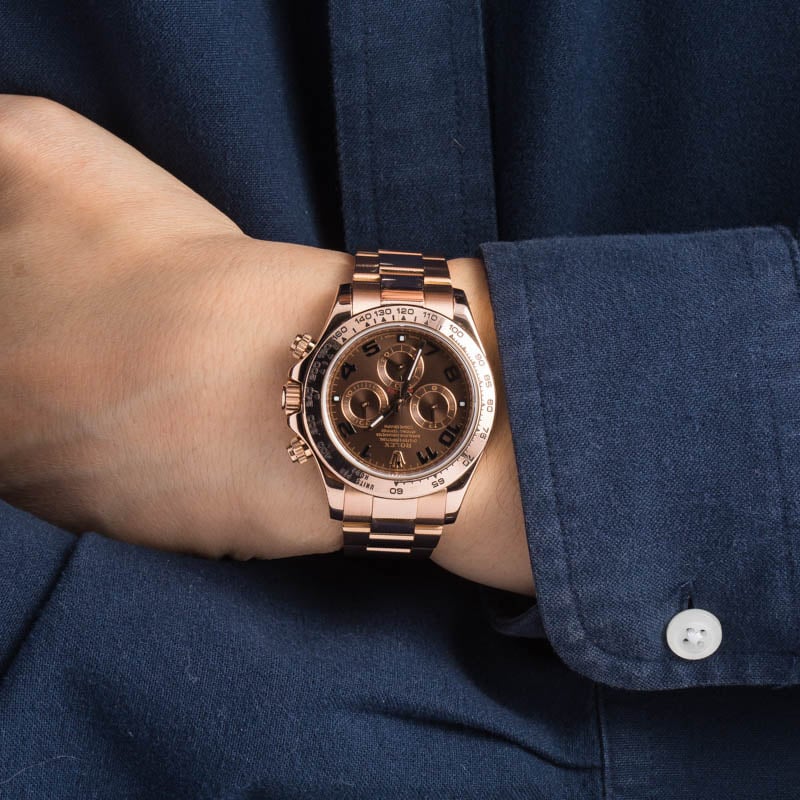 Rolex Daytona Ref 116505 18k Everose Gold