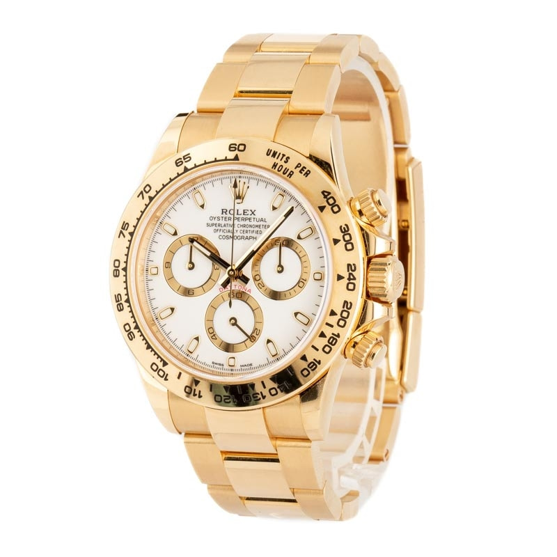 Rolex 116508 Cosmograph Daytona Green Dial 18K Yellow Gold Oyster