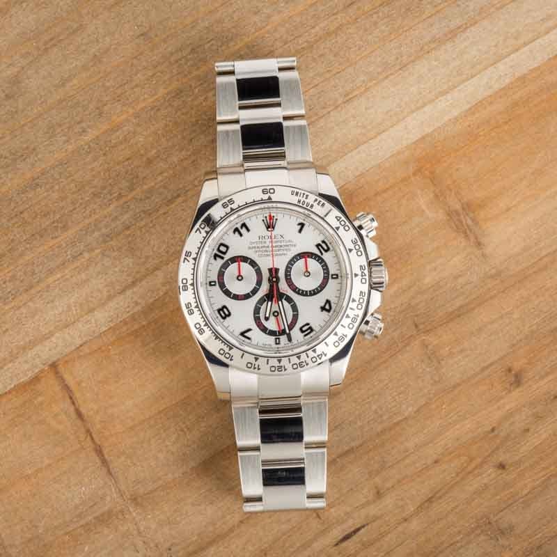 Pre-owned Rolex Daytona 116509 18k White Gold Oyster