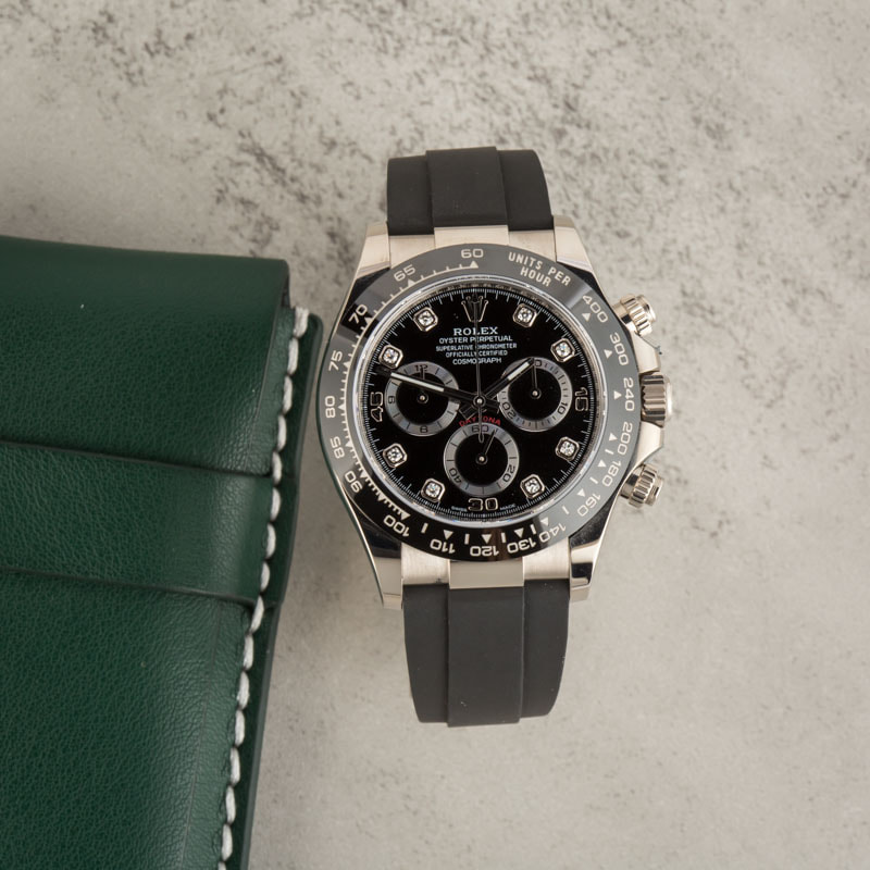 Pre-Owned Rolex Daytona 116519 Diamond Dial