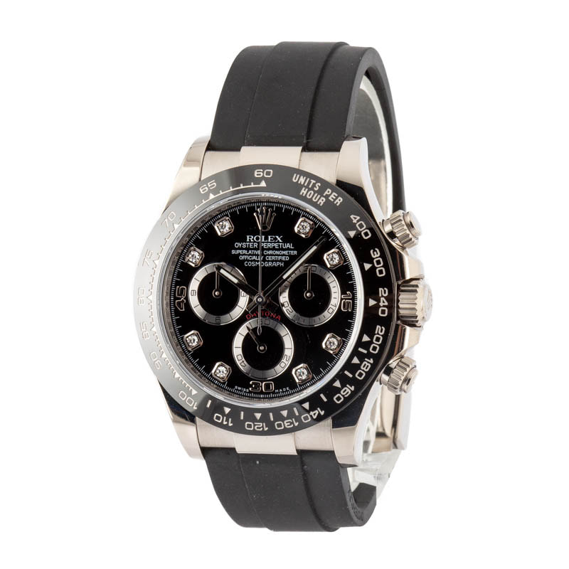 Used Rolex Daytona Ref 116519 Diamond Dial