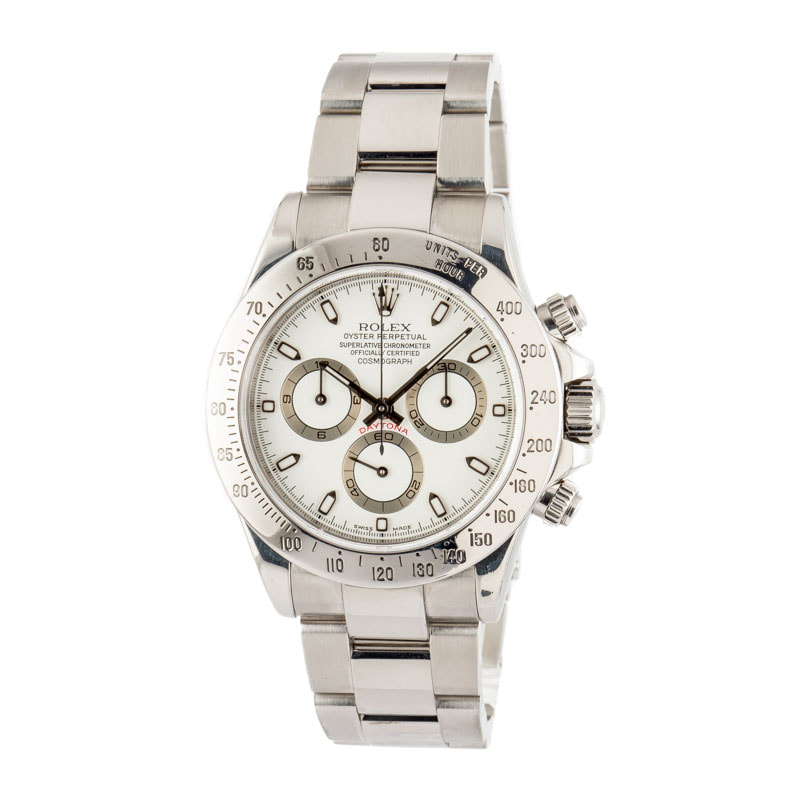 Pre-Owned Rolex Daytona 116520 White Dial