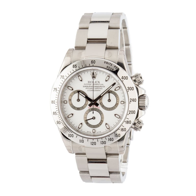 Pre-Owned Rolex Daytona 116520 White Dial