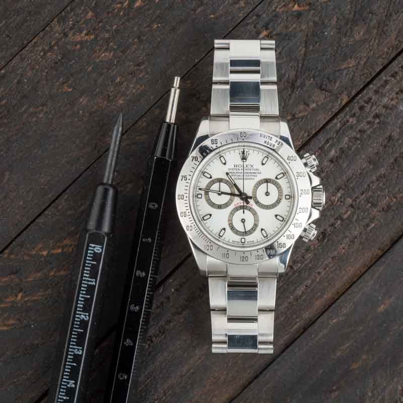 Pre-Owned Rolex Daytona 116520 White Dial