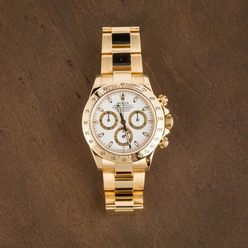 Rolex Daytona 116528 Yellow Gold
