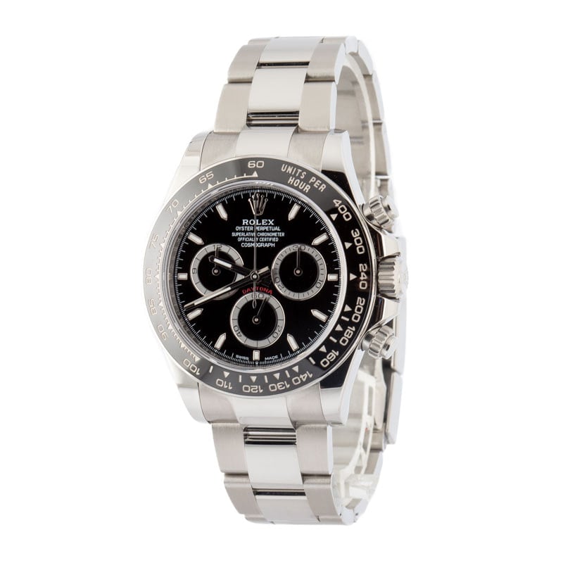 Rolex Cosmograph Daytona Ref 126500 Black Chromalight Dial