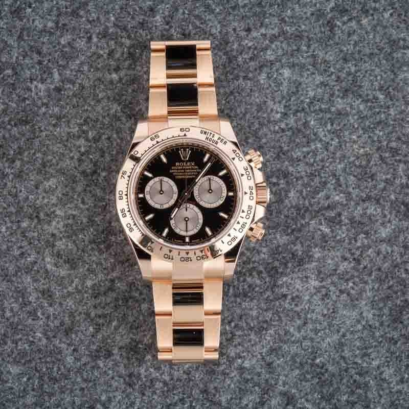 Pre-owned Rolex Daytona Ref 126505 18k Everose Gold