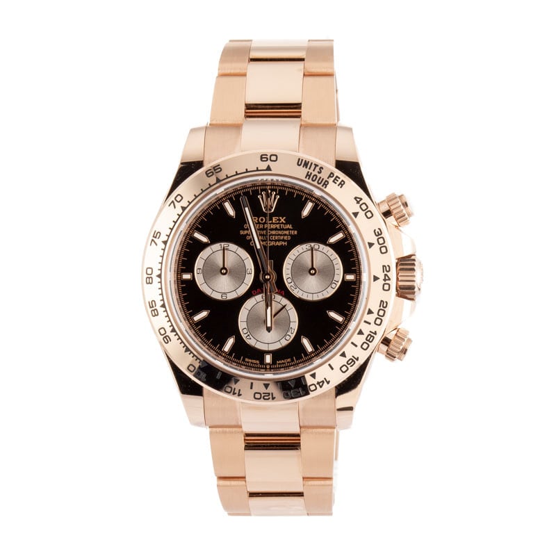 Pre-owned Rolex Daytona Ref 126505 18k Everose Gold