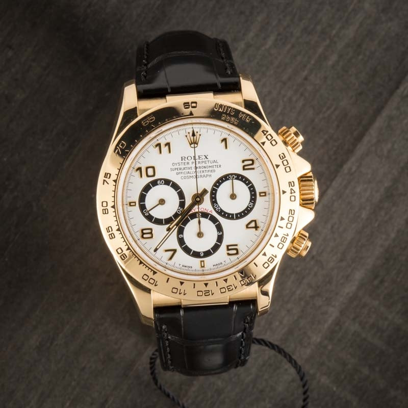 Rolex Daytona 16518 Yellow Gold Case