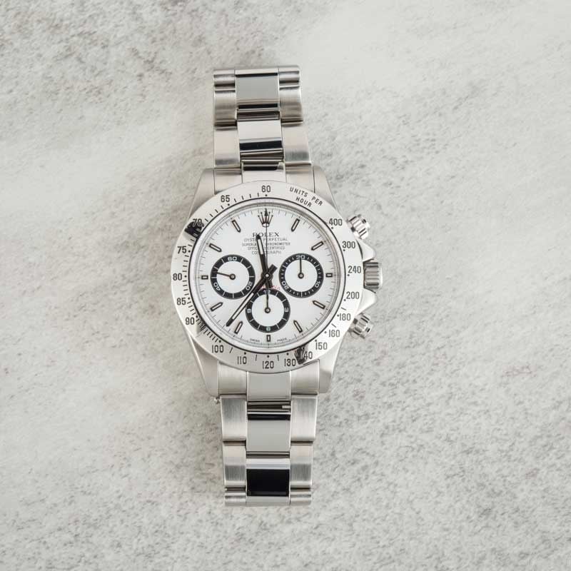 Rolex Daytona 16520 White Dial Zenith Movement