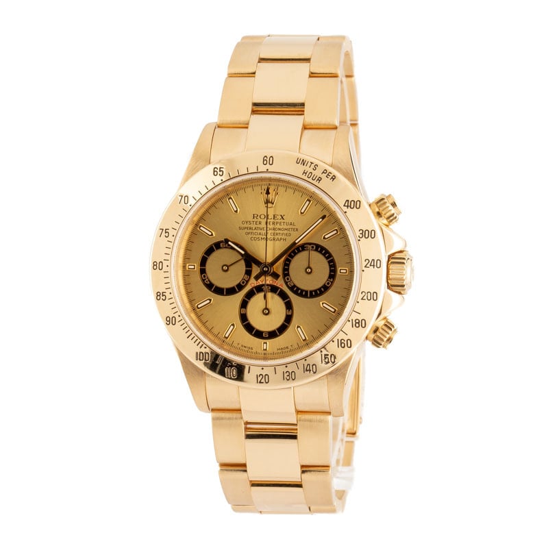 Rolex Daytona Zenith Gold 16528