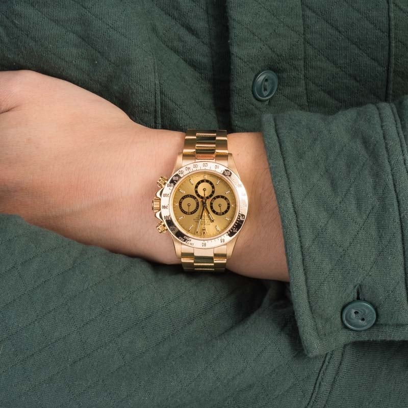 Rolex Daytona Zenith Gold 16528