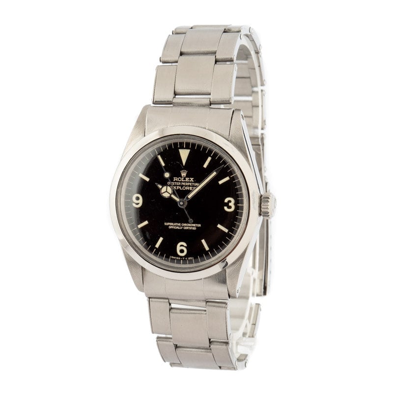 Vintage Rolex Explorer 1016 Black Dial