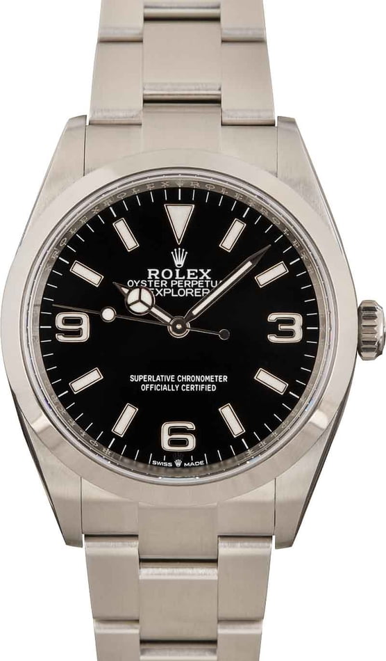 Pre-Owned Rolex Explorer 124270 Black