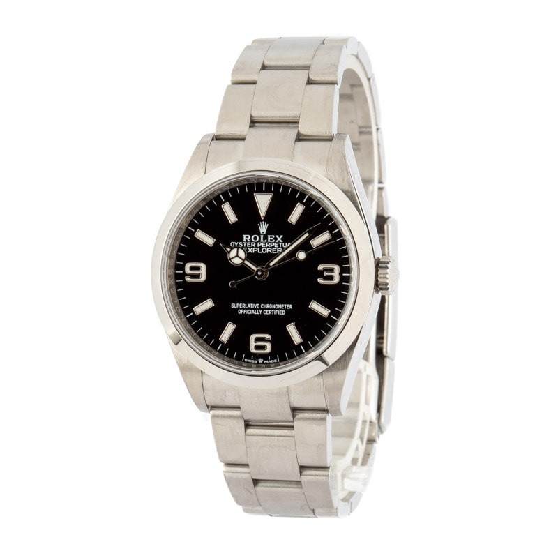 Mens Pre-Owned Rolex Explorer 124270