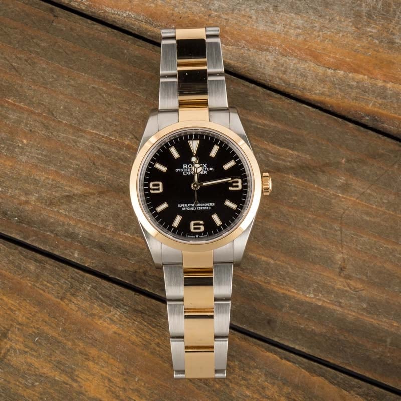 Rolex Explorer 124273 Black Arabic Dial