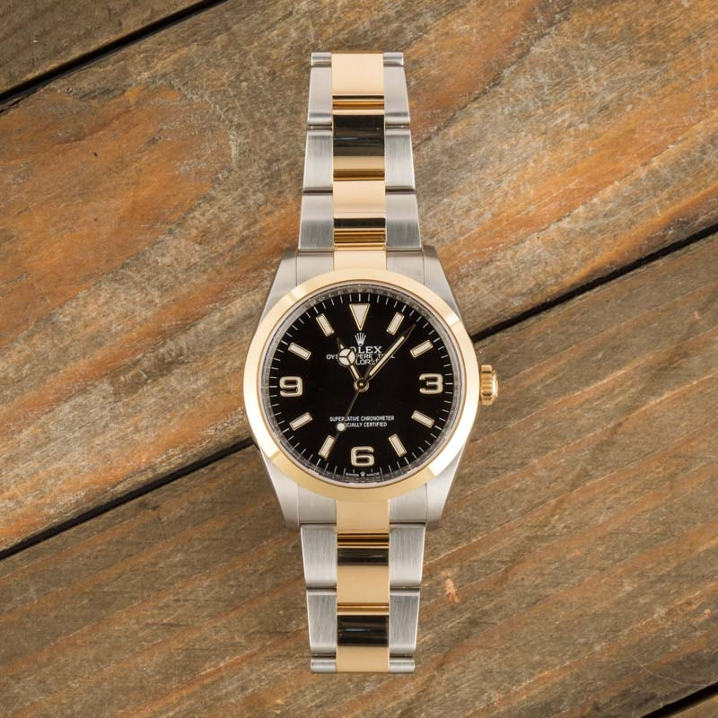 Mens Rolex Explorer Black 124273