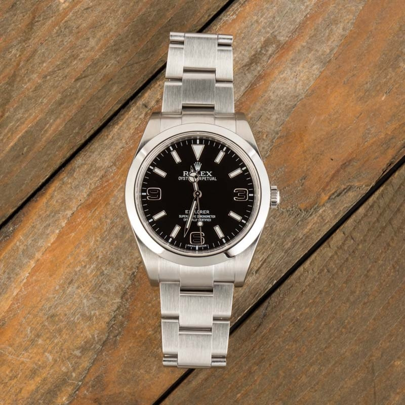 Pre-Owned Rolex Explorer 214270 Stainless Steel