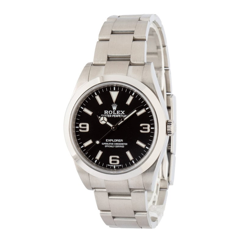 Used Rolex Explorer Ref 214270 Black