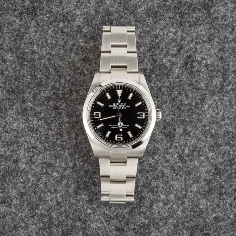 Rolex Explorer 124270 Black Arabic Dial