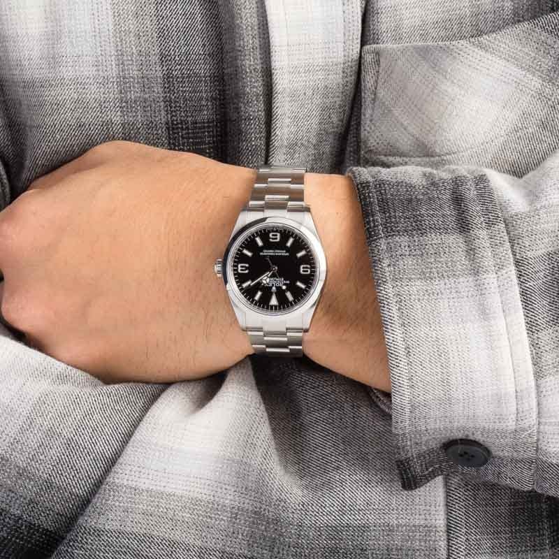 Rolex Explorer 124270 Black Arabic Dial