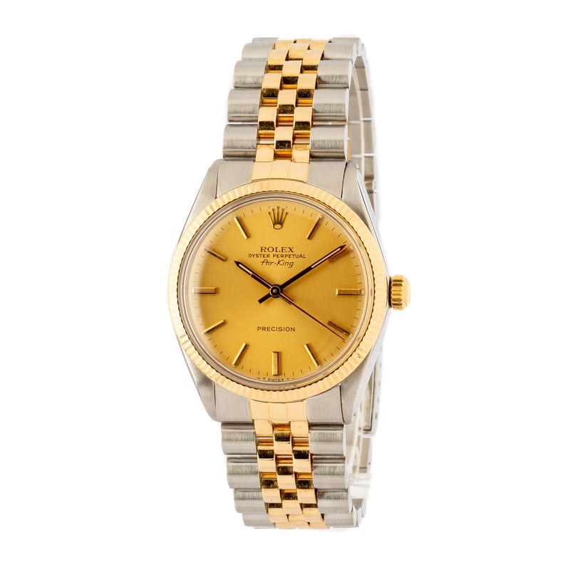 Vintage Rolex Air-King 5501 Steel & Gold 1