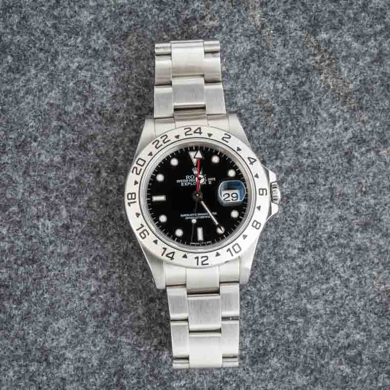 Rolex Explorer II Ref 16570 Black Dial
