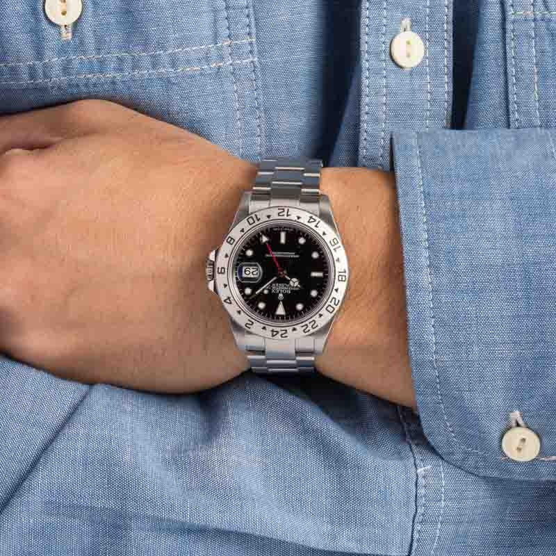 Rolex Explorer II Ref 16570 Black Dial