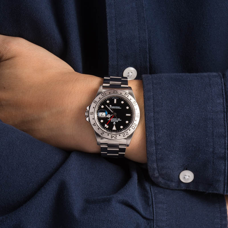 Buy Used Rolex Explorer II 16570 Bob s Watches Sku 168506