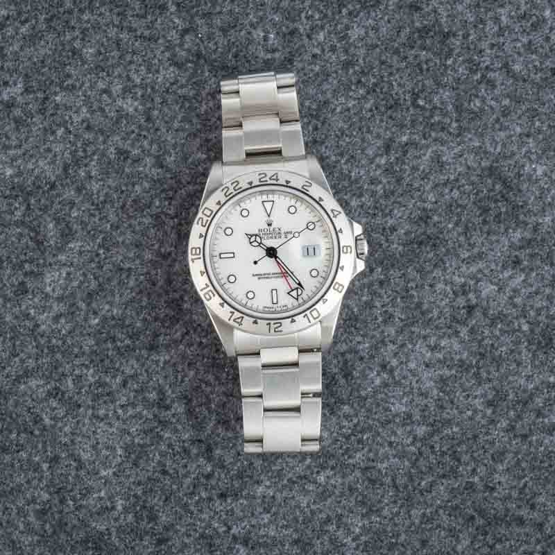 180674 Rolex Explorer II Ref 16570 White Polar Dial