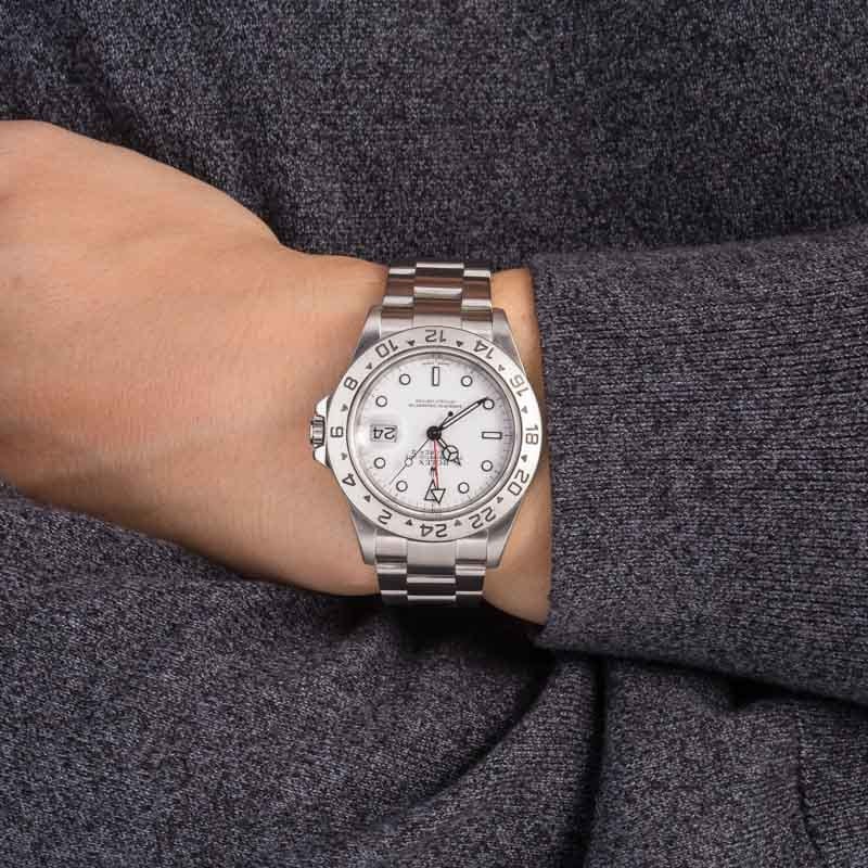 Rolex Explorer II Ref. 16570 White Polar Dial