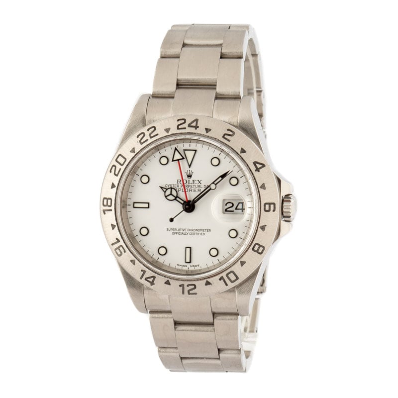 Buy Used Rolex Explorer II 16570 Bob s Watches Sku 161028