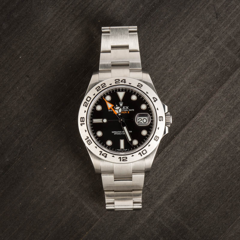 Rolex Explorer II 216570 Black 42MM