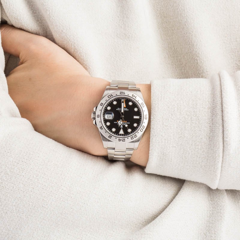 Rolex Explorer II Ref 216570 Black Dial