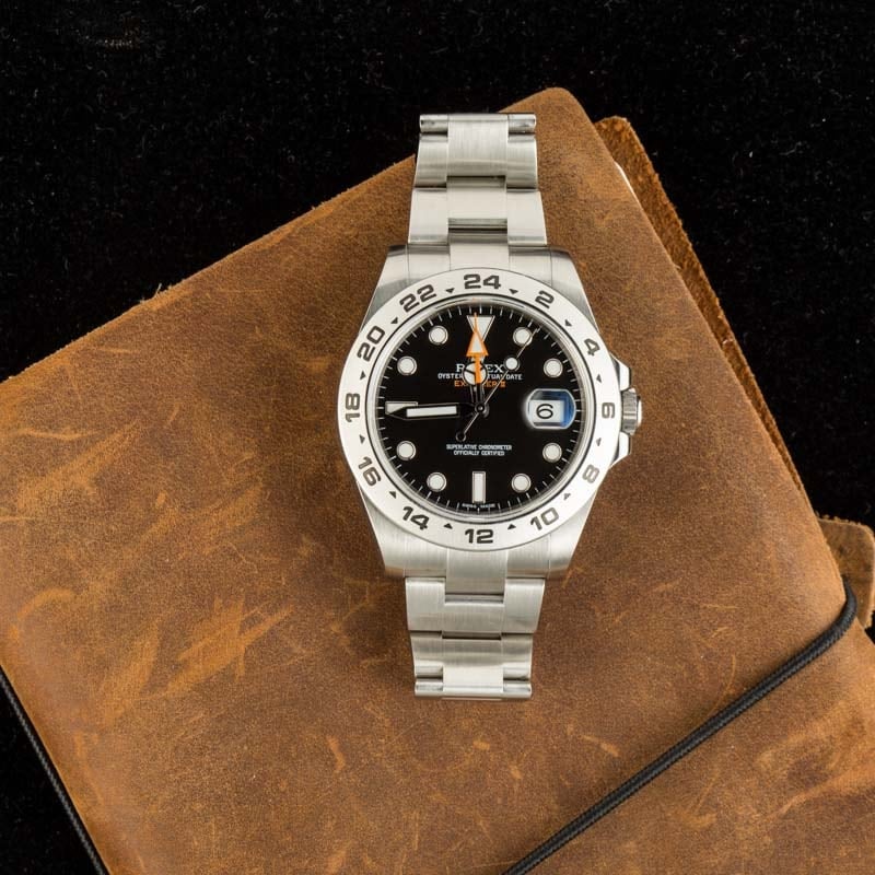 Rolex Explorer II 216570 Black 42MM