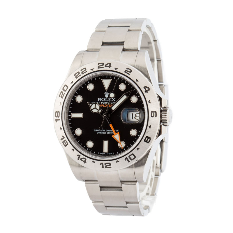 Rolex Explorer II Ref 216570 Black Dial
