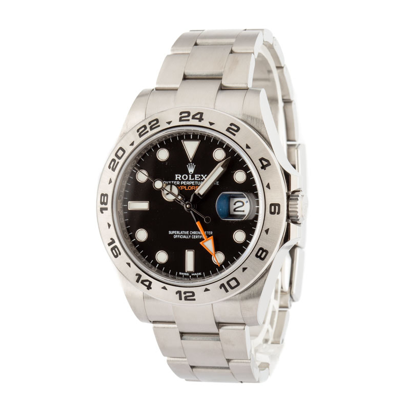 Rolex Explorer II Black Dial 216570 Stainless Steel