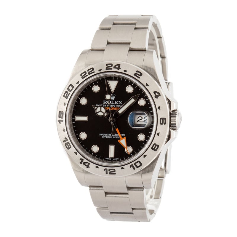 Rolex Explorer II Ref 216570 Black Dial